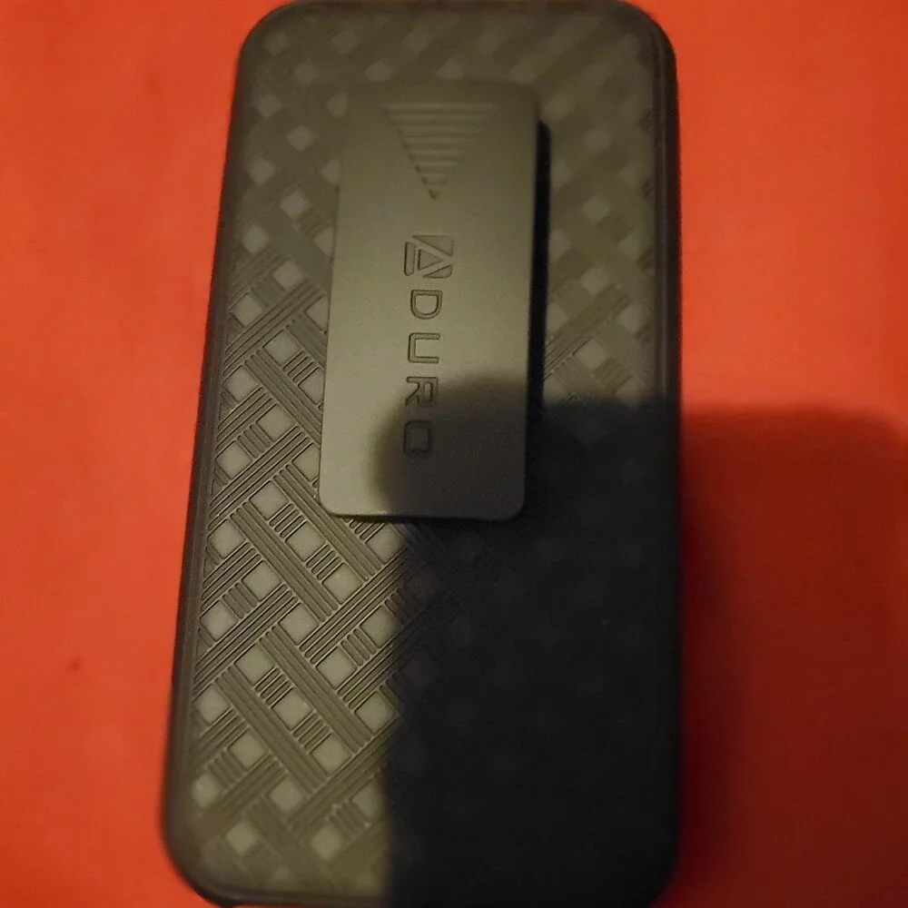 NEW BLACK DURO COMBO CASE SHELL HOLSTER SKIN COVER IPHONE 12 CELL PHONE